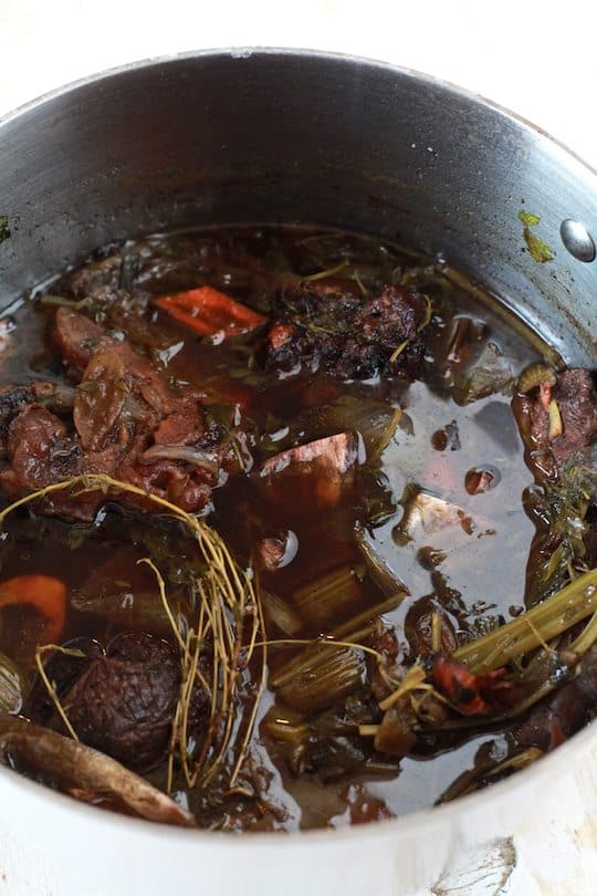Rustic Beef, Mushroom and Farro Soup with Homemade Beef Stock The Noshery